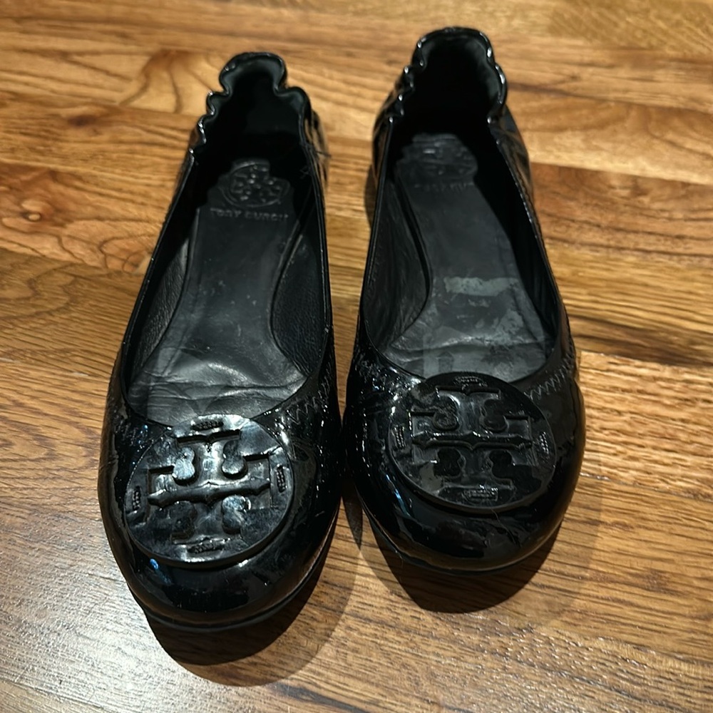 Tory Burch Minnie Patent Leather Ballet Flats